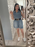 Denim Romper
