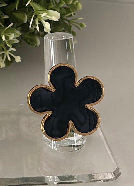 Anillo Flor Oscura