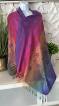 Pashmina Flower Print With Beautiful Color