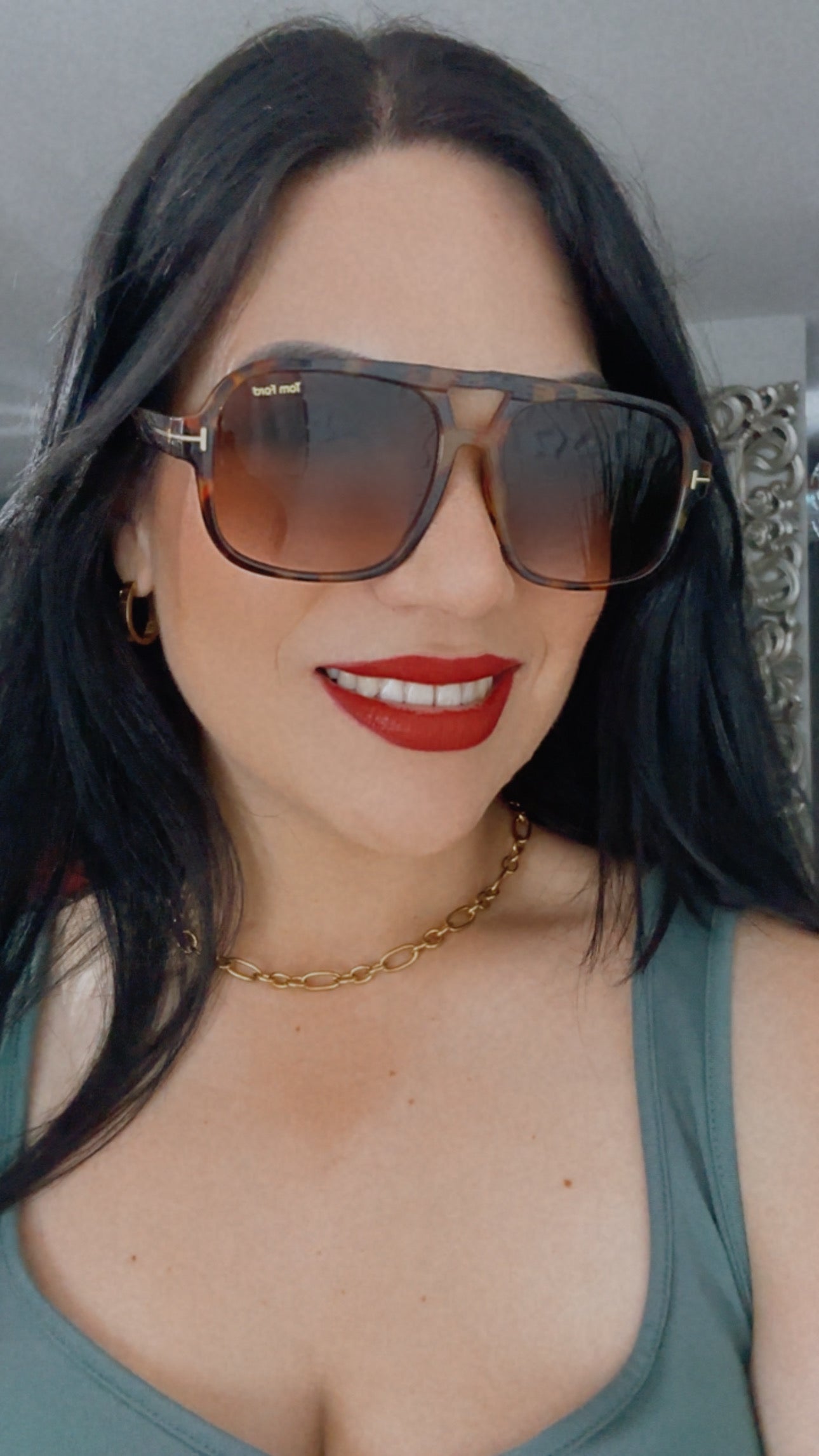 Tom Sunglasses Brown Animal Print (Kit Completo)